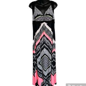 Style & Co Heavy weight Flattering Geometric Summer Dress XL